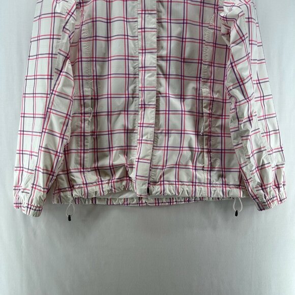 The North Face Jacket Womens Sz M Venture Rain Hyvent Full Zip White/Pink/Purple - Picture 5 of 13